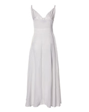 Load image into Gallery viewer, Long white spaghetti strap flowy dress