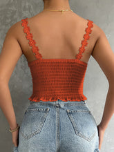 Load image into Gallery viewer, Woman wearing rust brown cami top